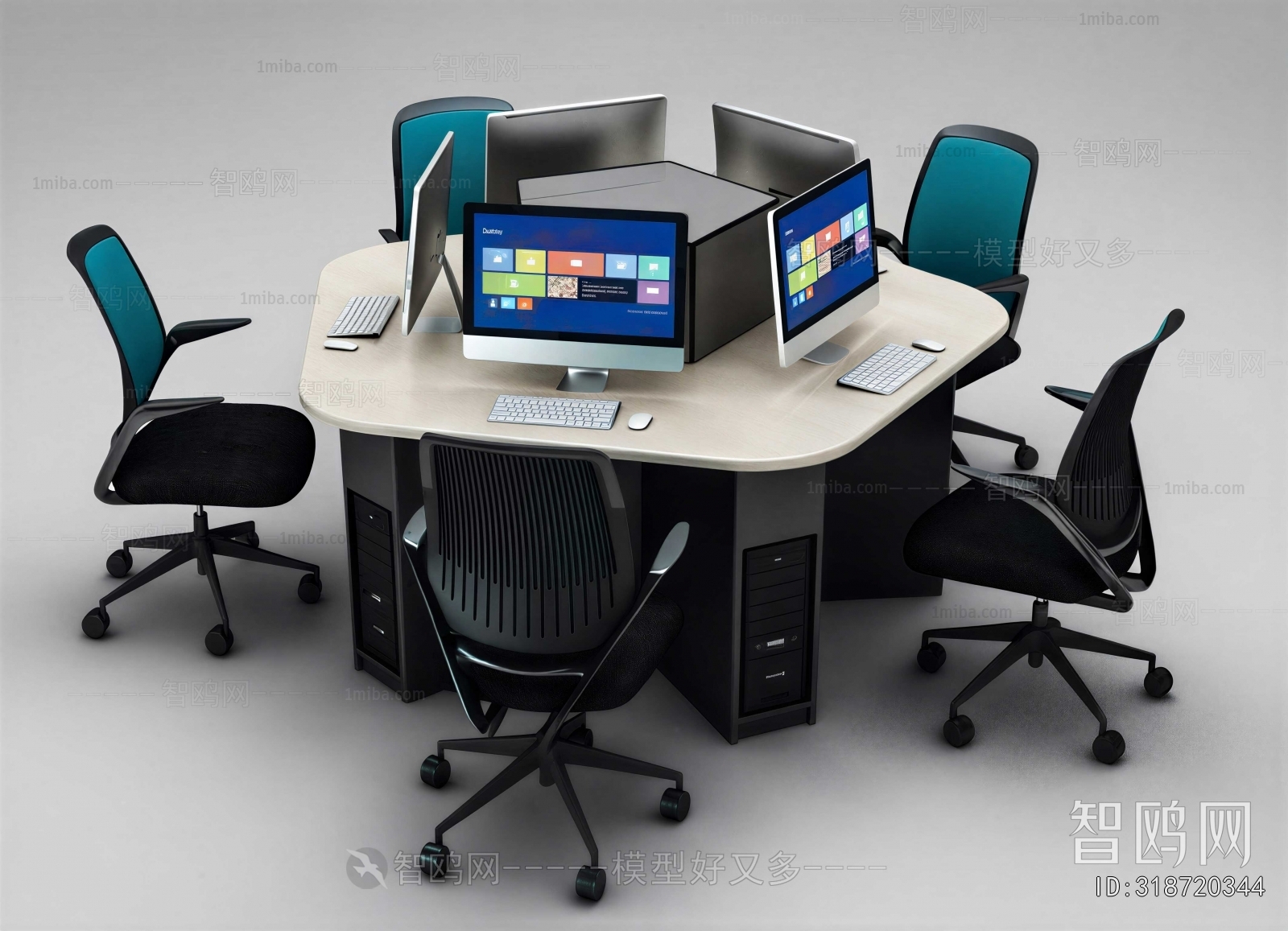 Modern Office Desk And Chair