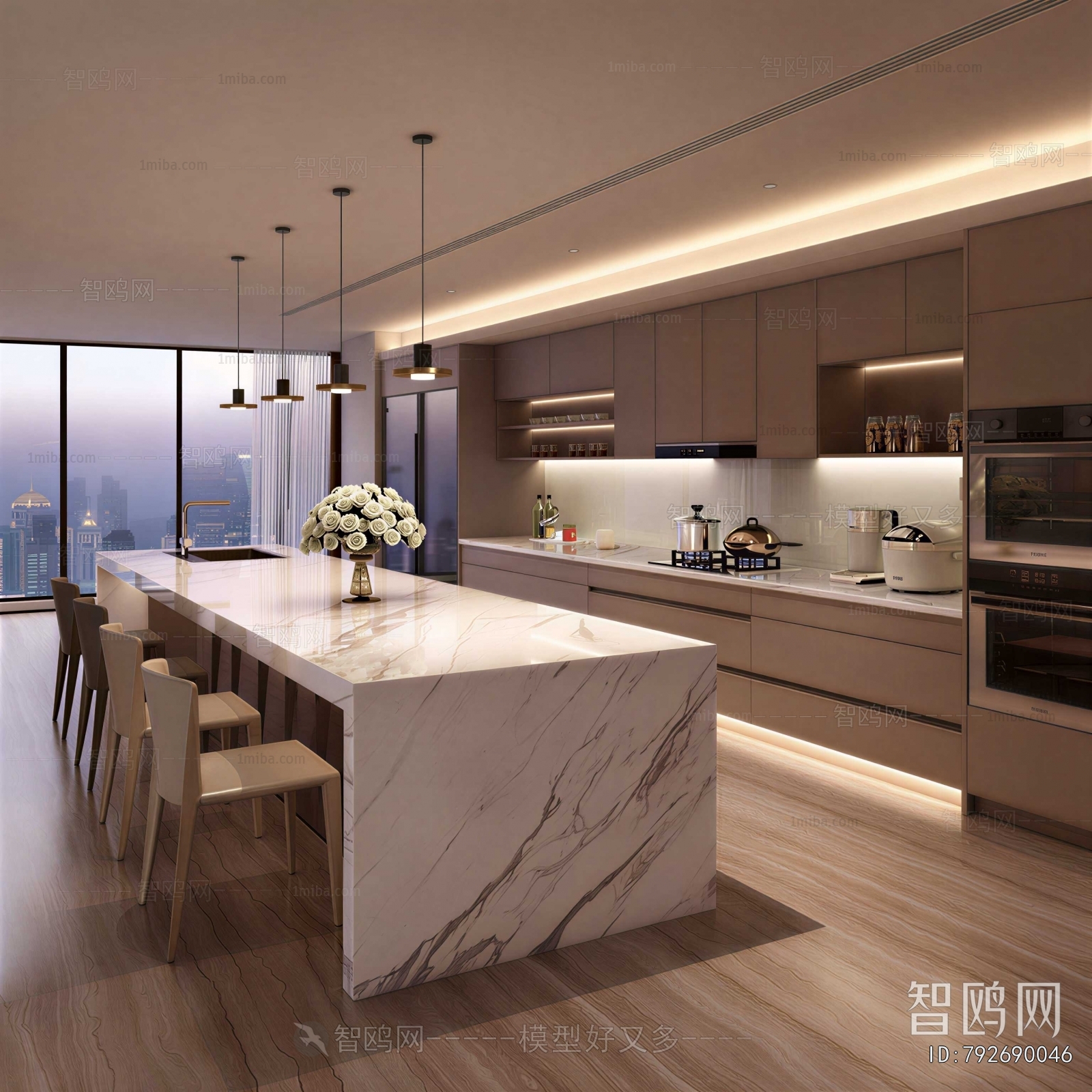 Modern Open Kitchen