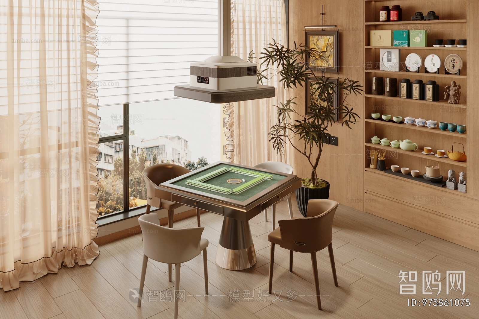 New Chinese Style Mahjong Tables And Chairs