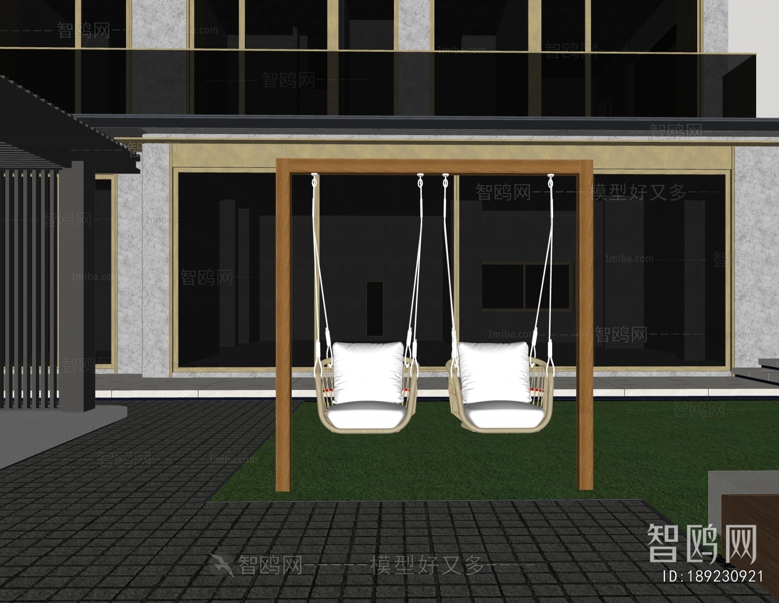 New Chinese Style Hanging Chair