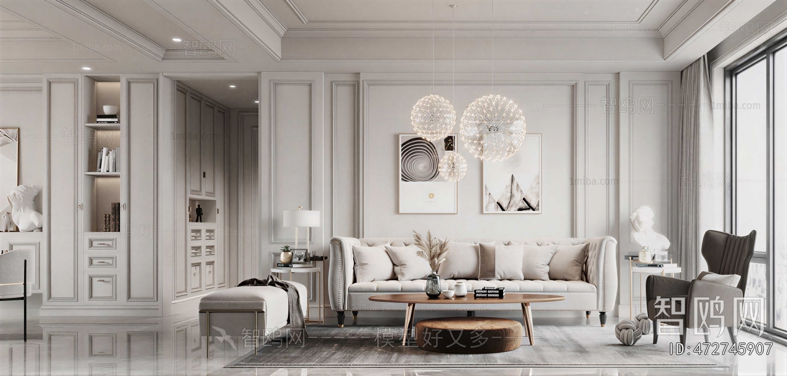 American Style A Living Room