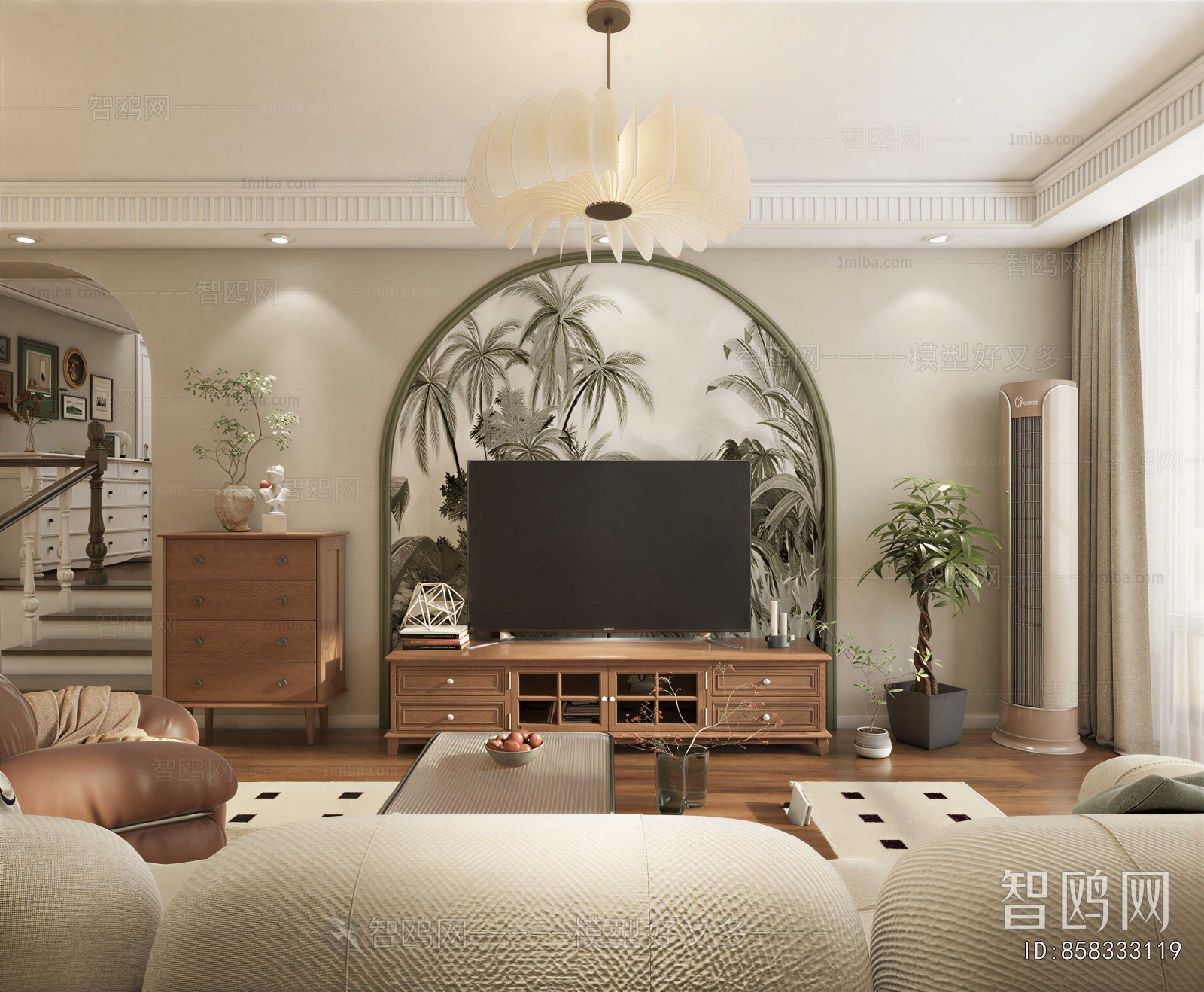 American Style A Living Room