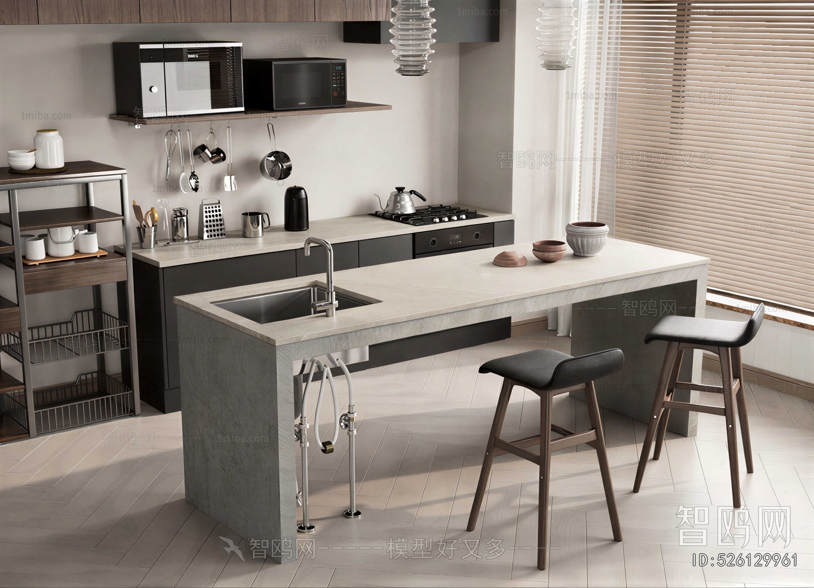 Modern The Kitchen