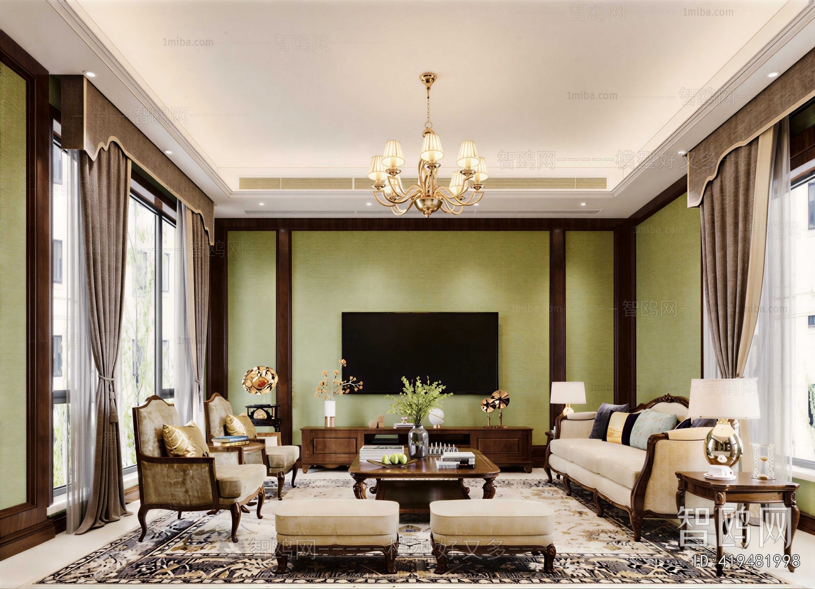 New Classical Style A Living Room