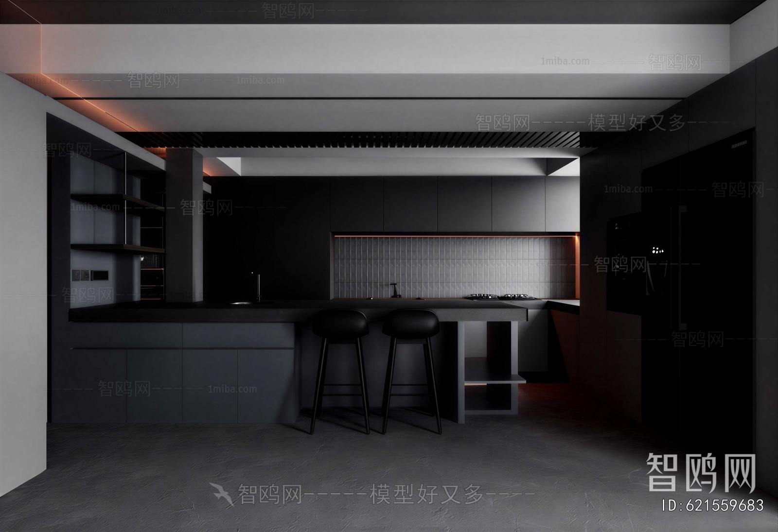 Modern The Kitchen
