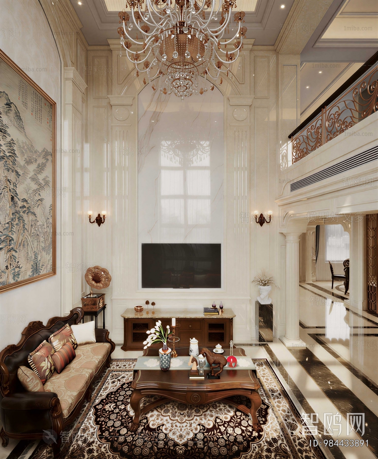 American Style A Living Room