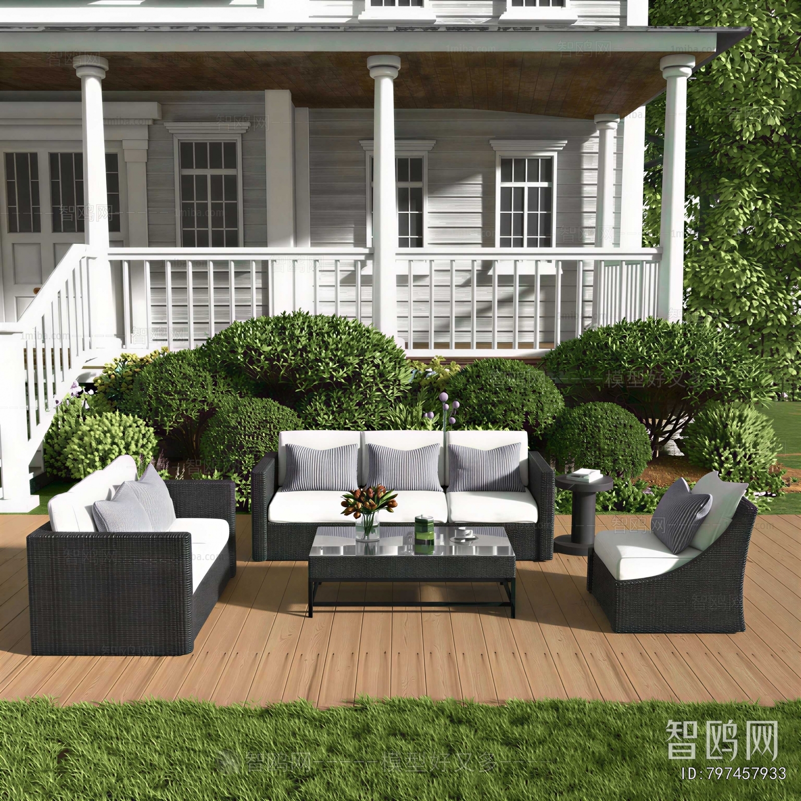 Modern Courtyard/landscape