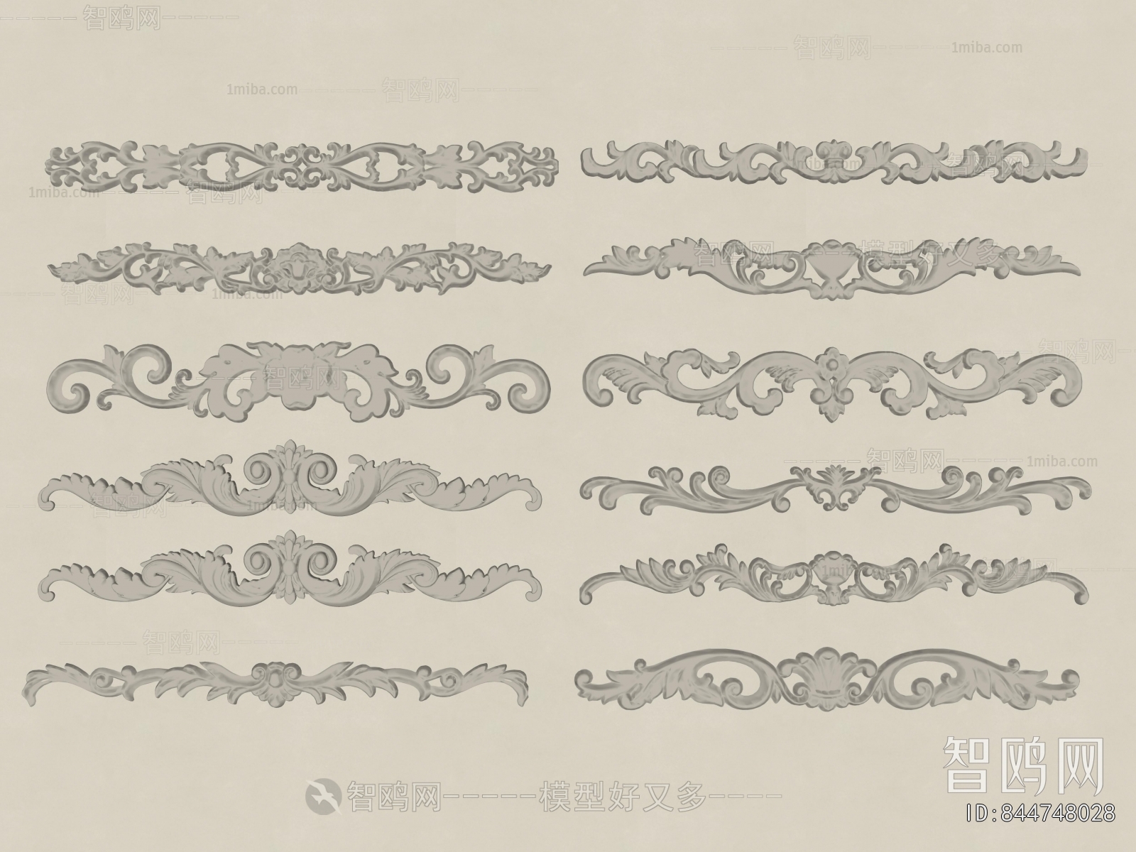 Simple European Style Carving