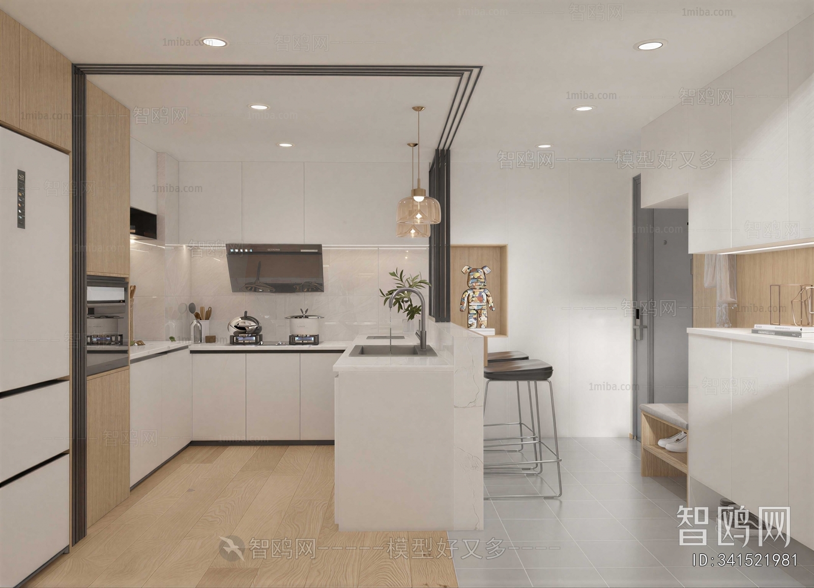 Modern Open Kitchen