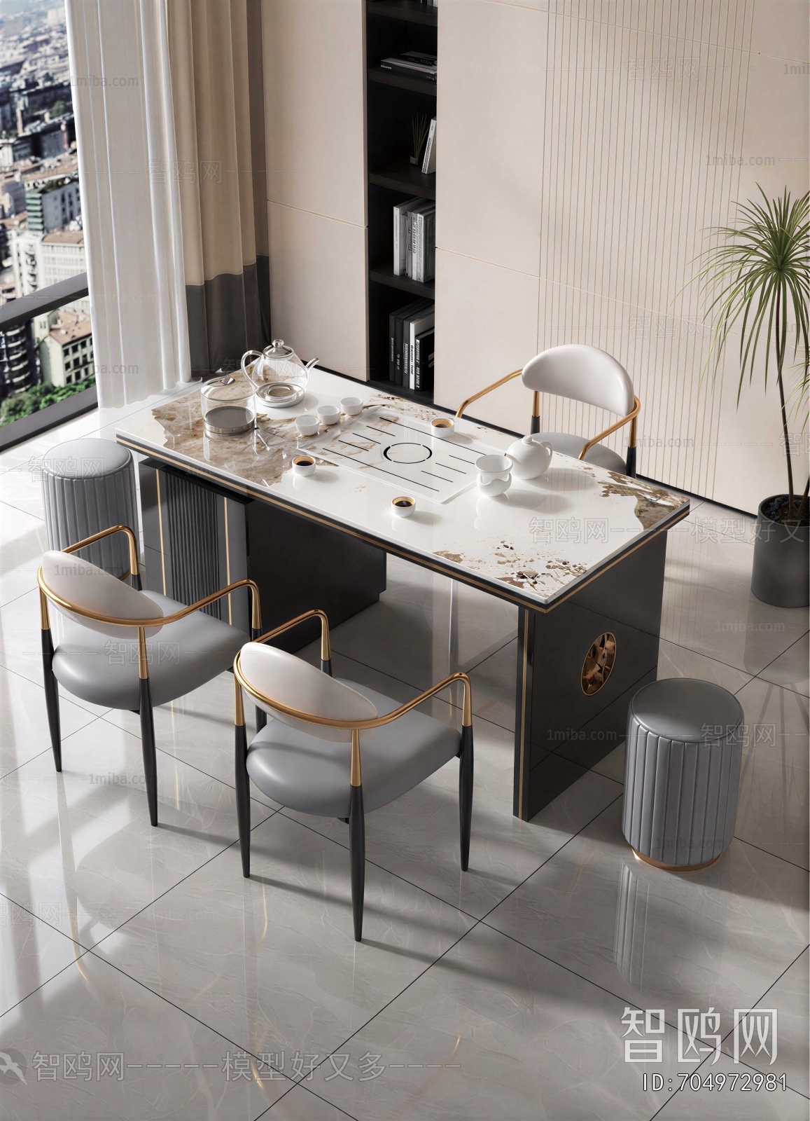 Modern Tea Tables And Chairs