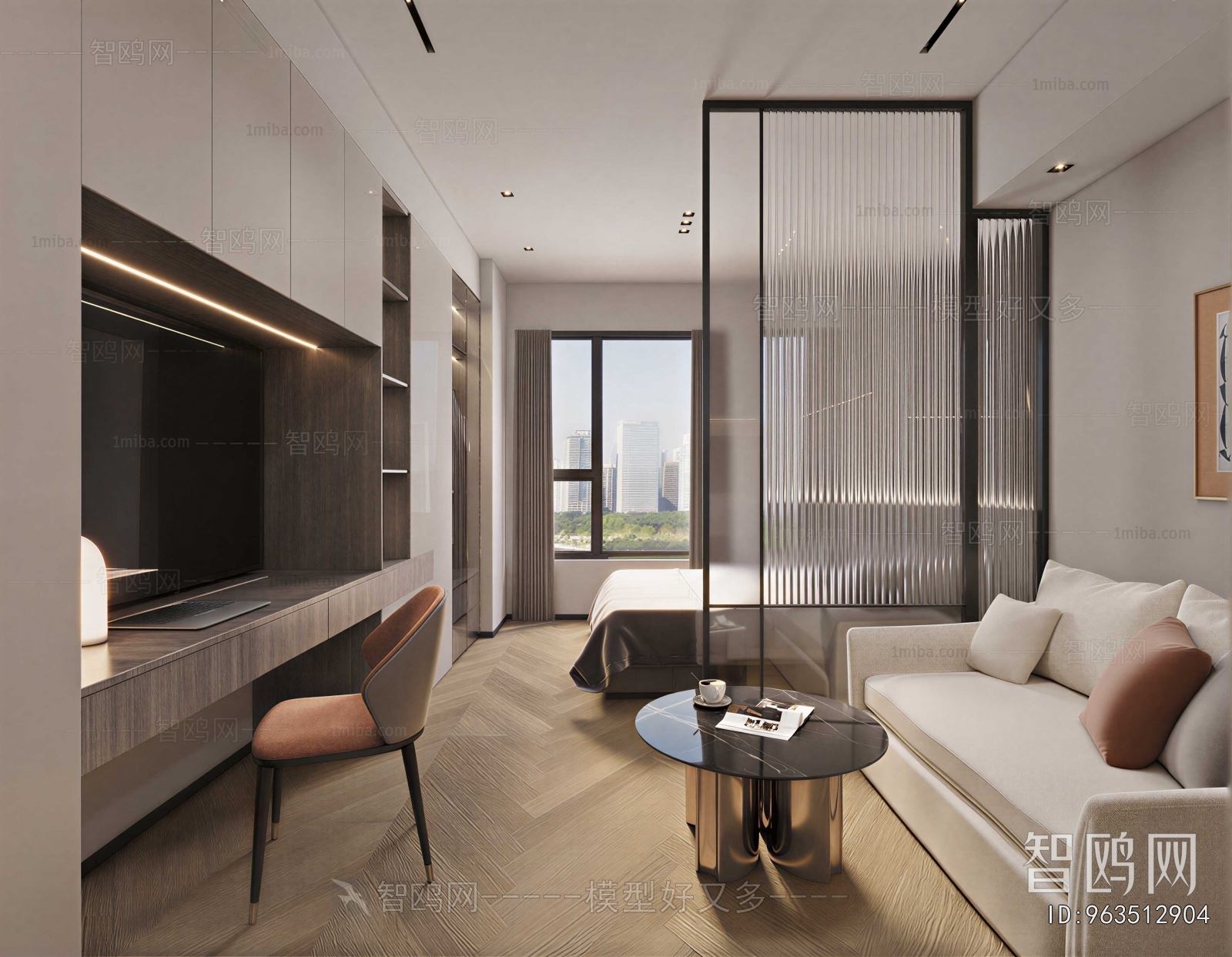 Modern Guest Room