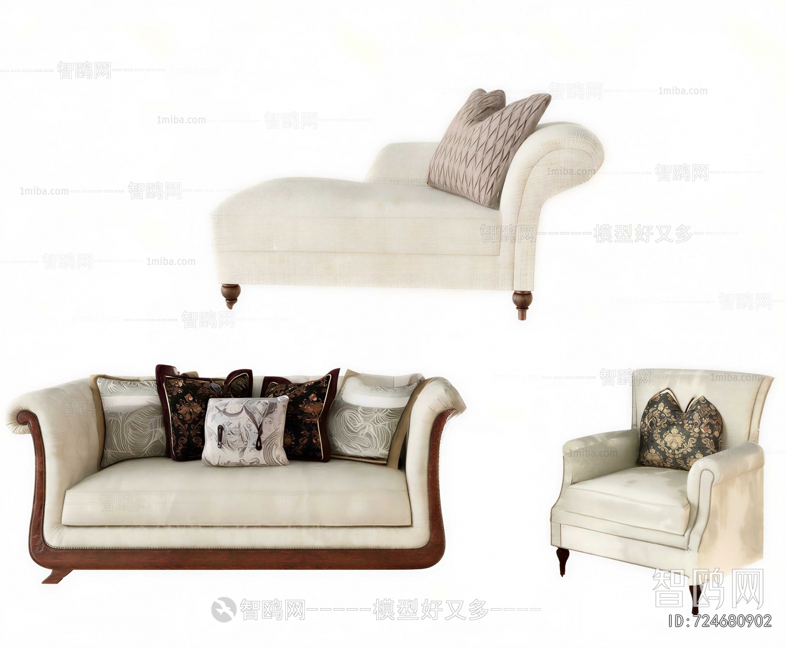 European Style Noble Concubine Chair