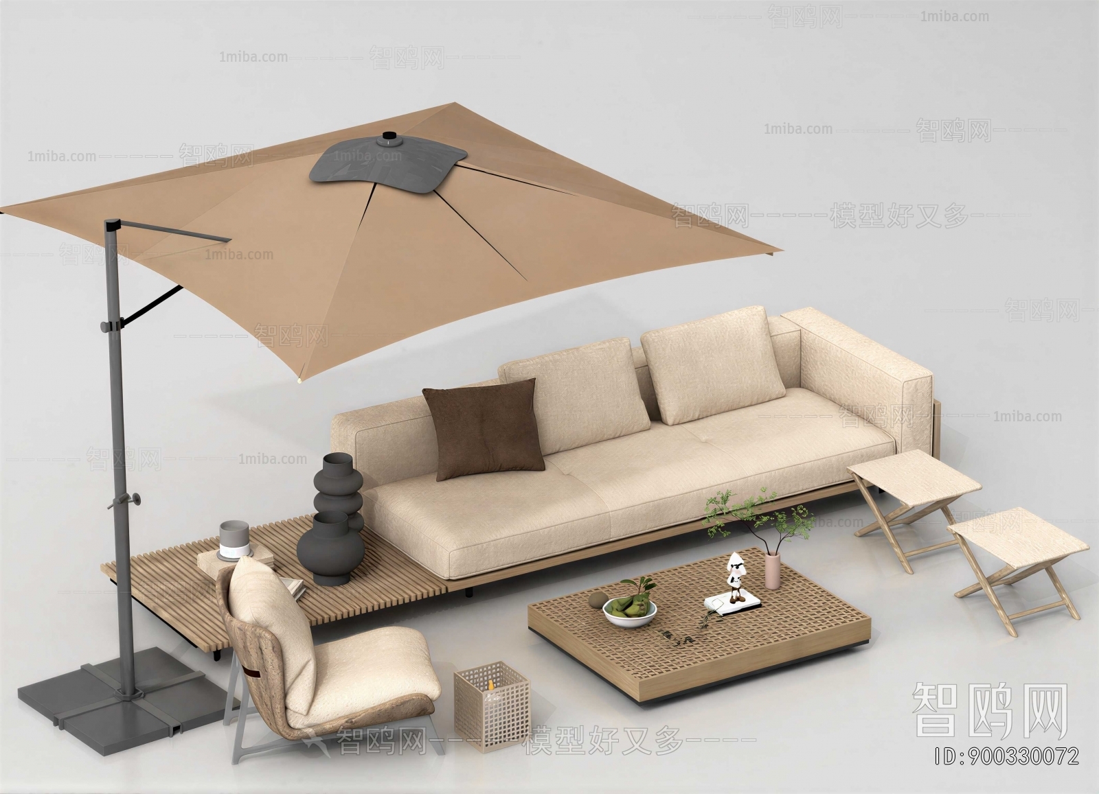 Modern Outdoor Sofa