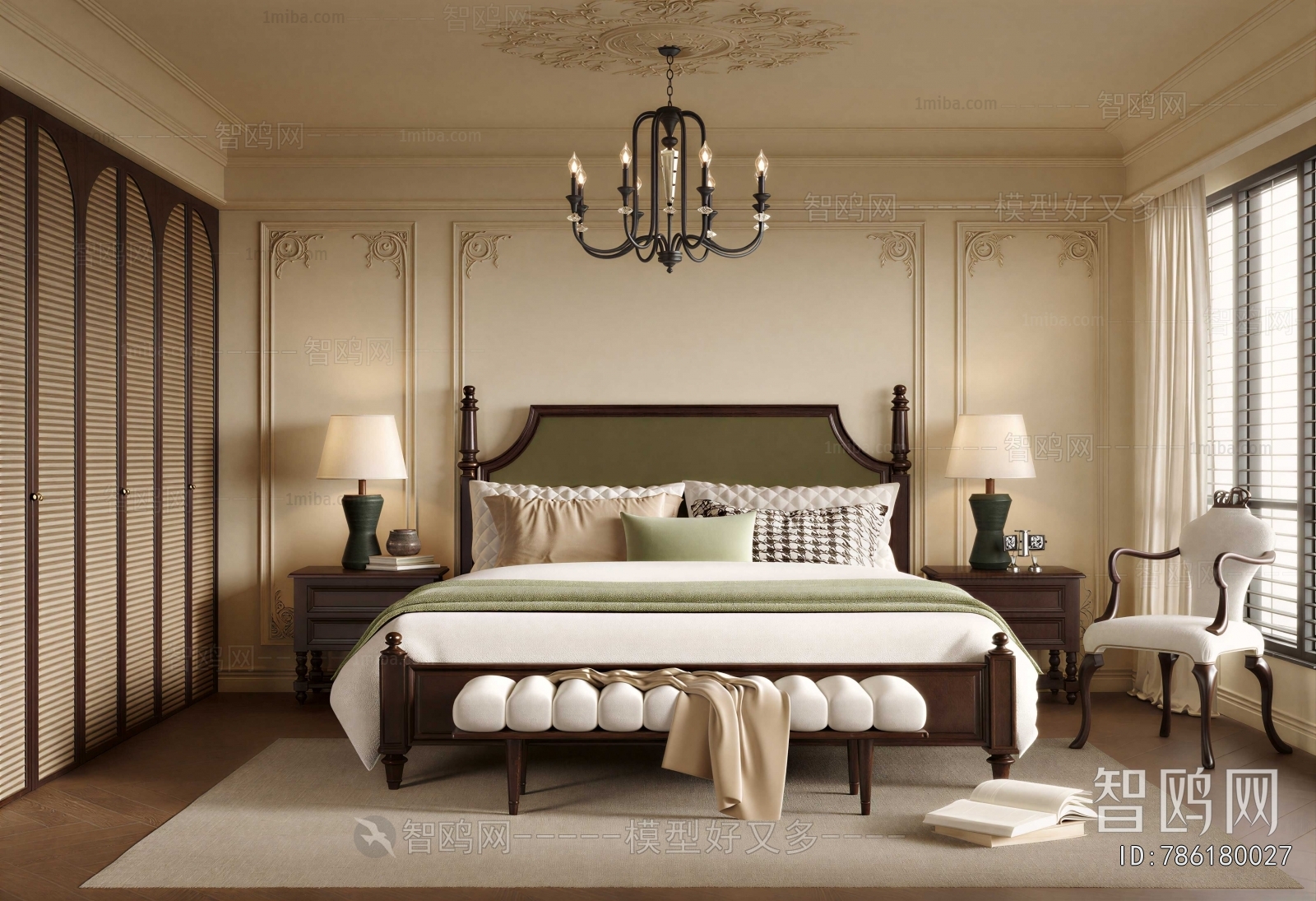 American Style Bedroom
