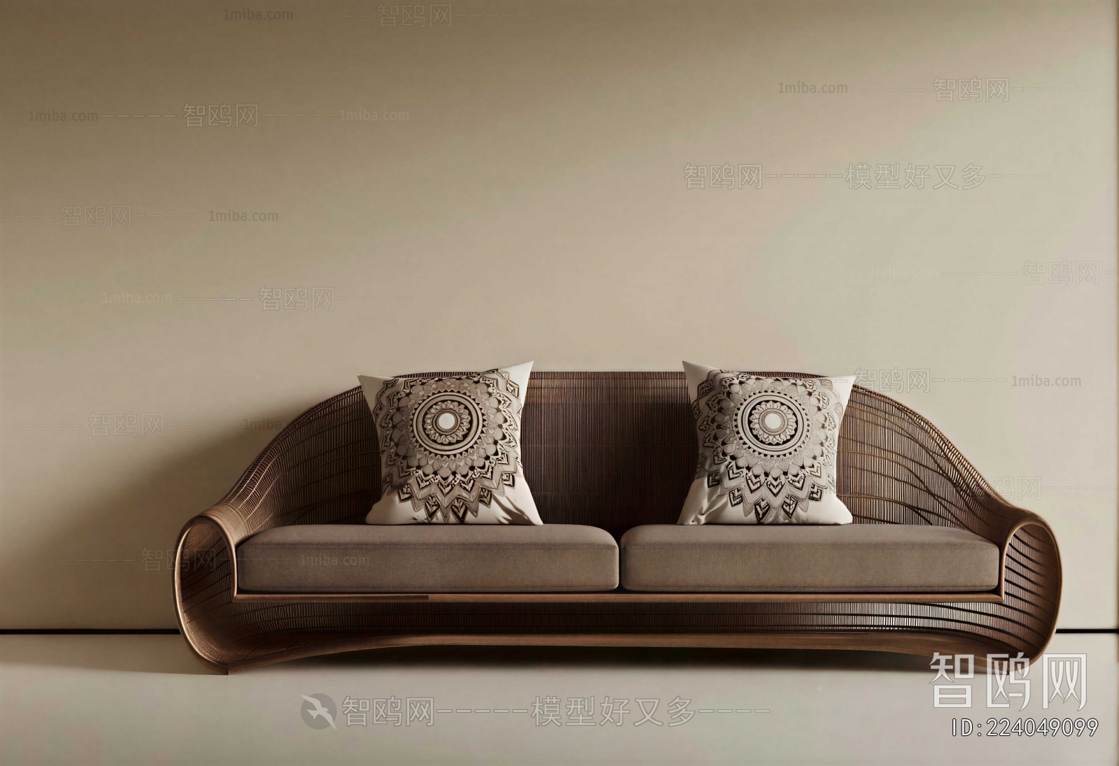 New Chinese Style A Sofa For Two