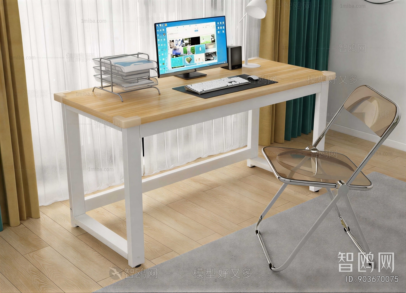 Modern Computer Desk And Chair