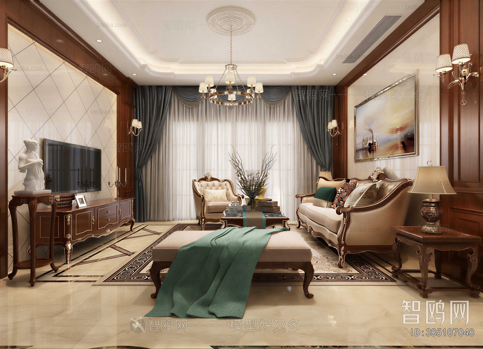 European Style A Living Room