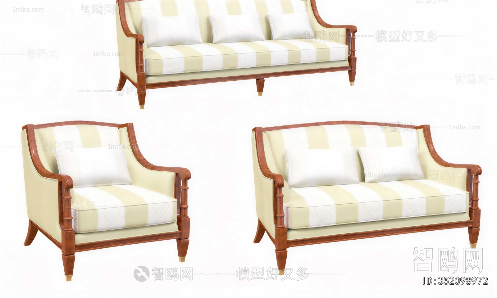 Classical Style A Sofa For Two