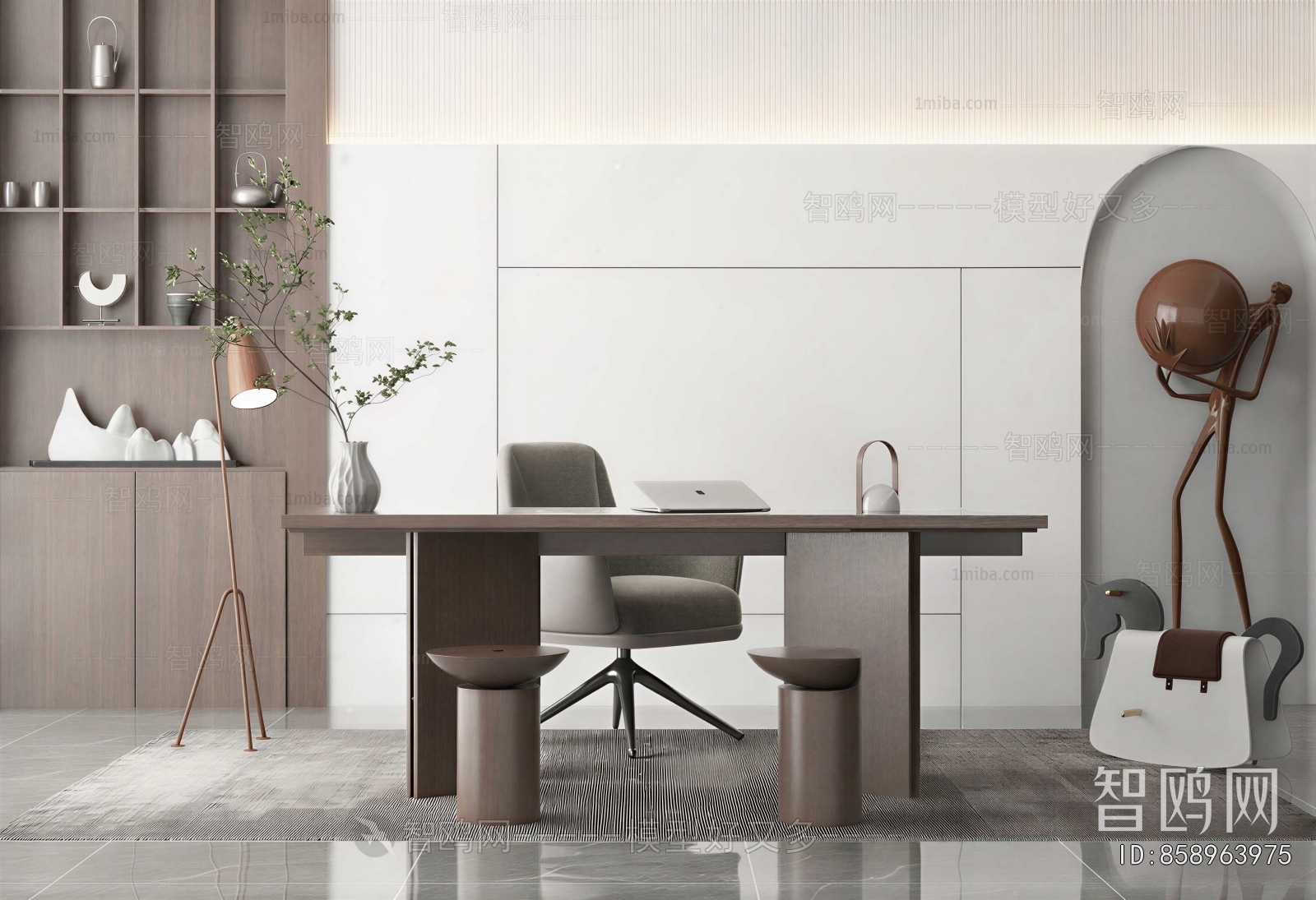 Modern Computer Desk And Chair