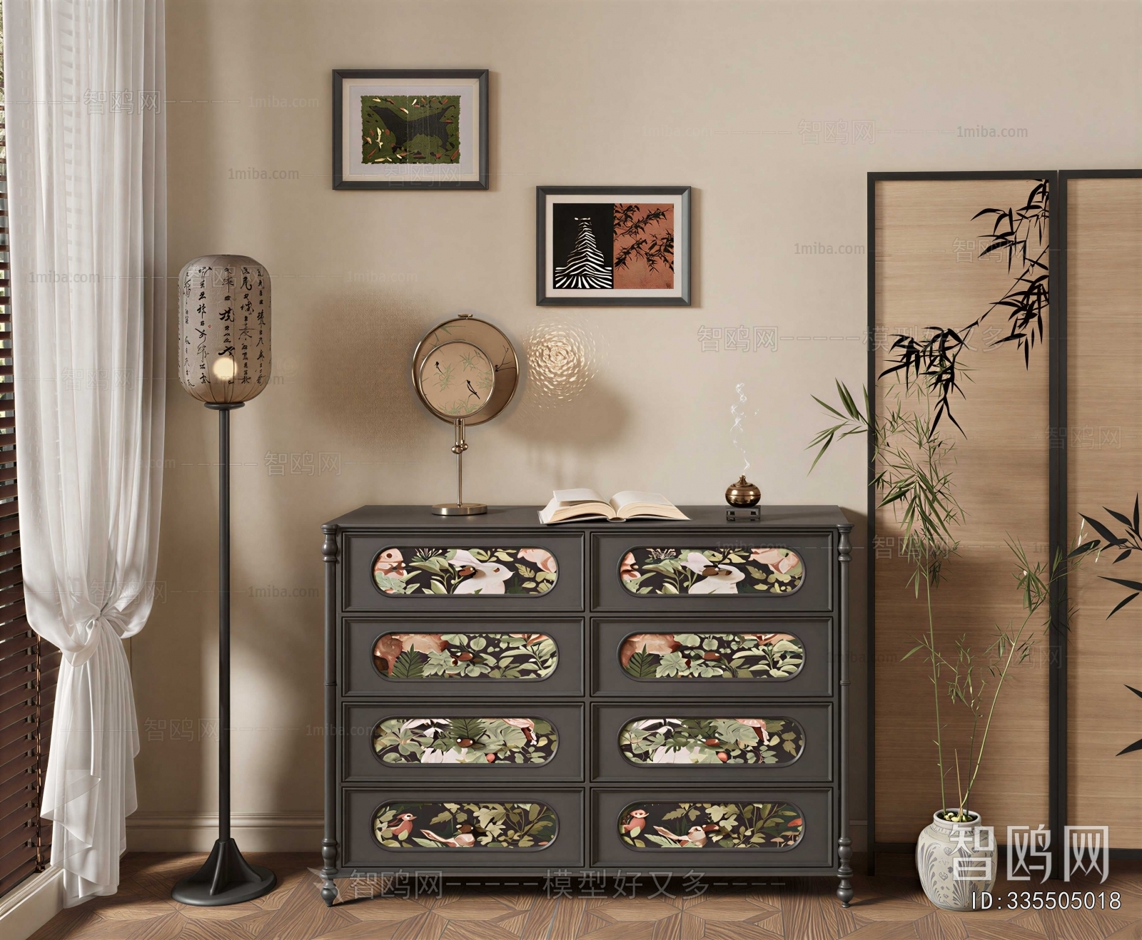 New Chinese Style Chest Of Drawers
