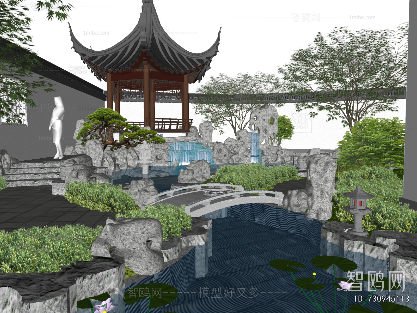 Chinese Style Courtyard/landscape