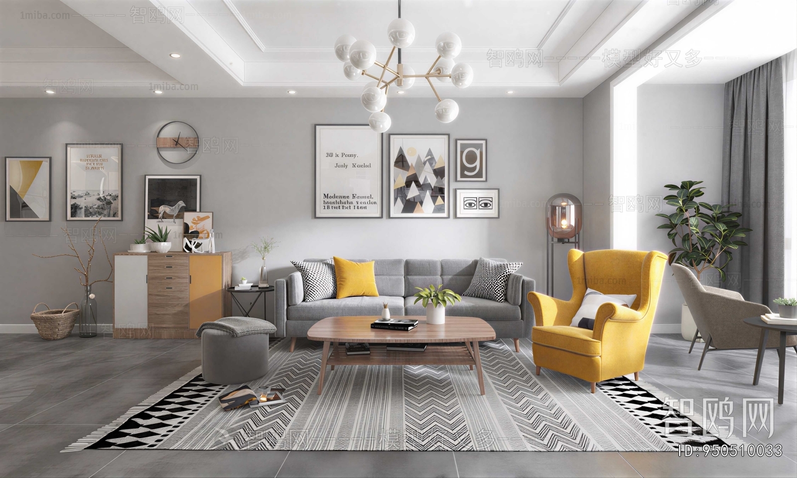 Nordic Style A Living Room