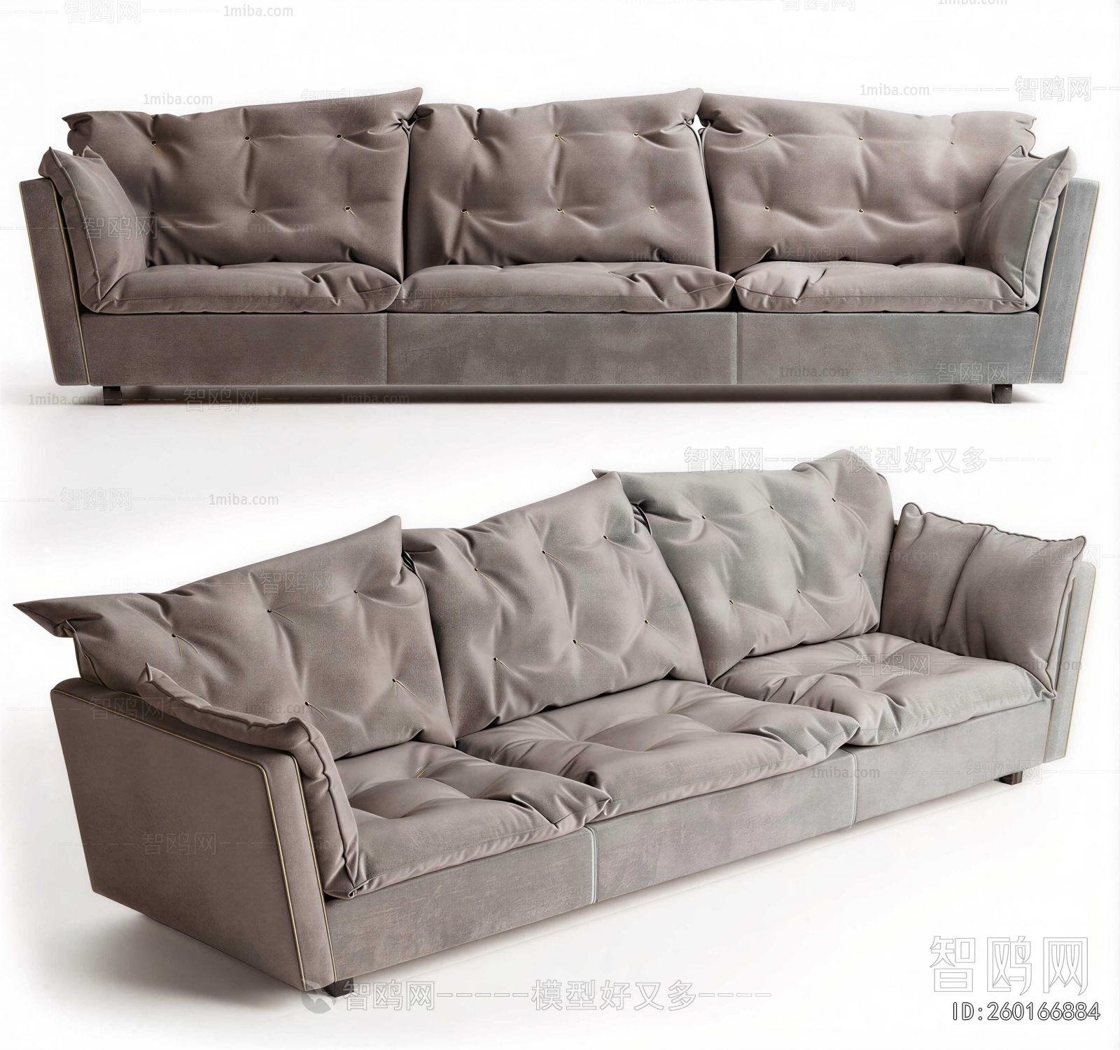 Modern Three-seat Sofa
