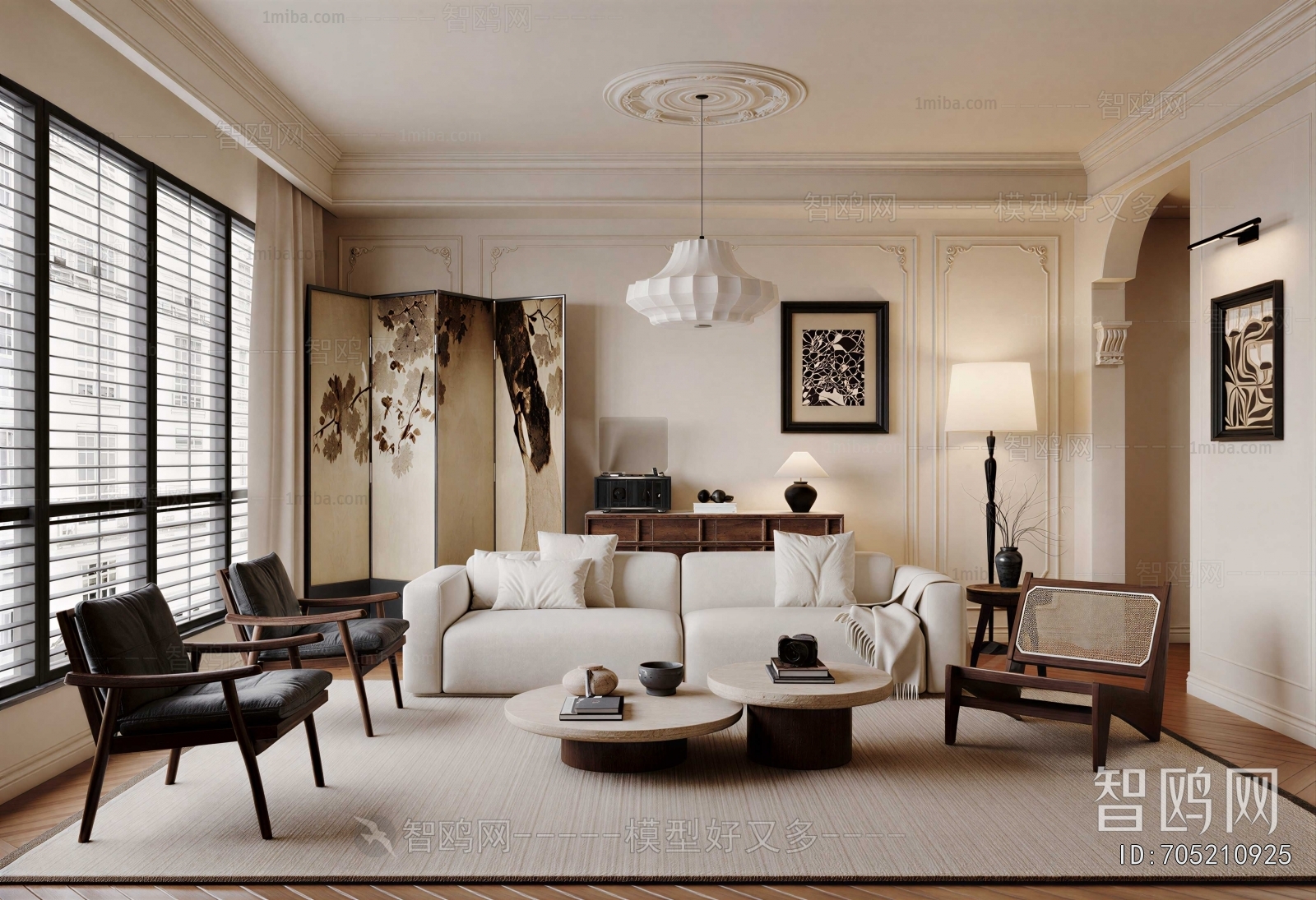 Wabi-sabi Style A Living Room