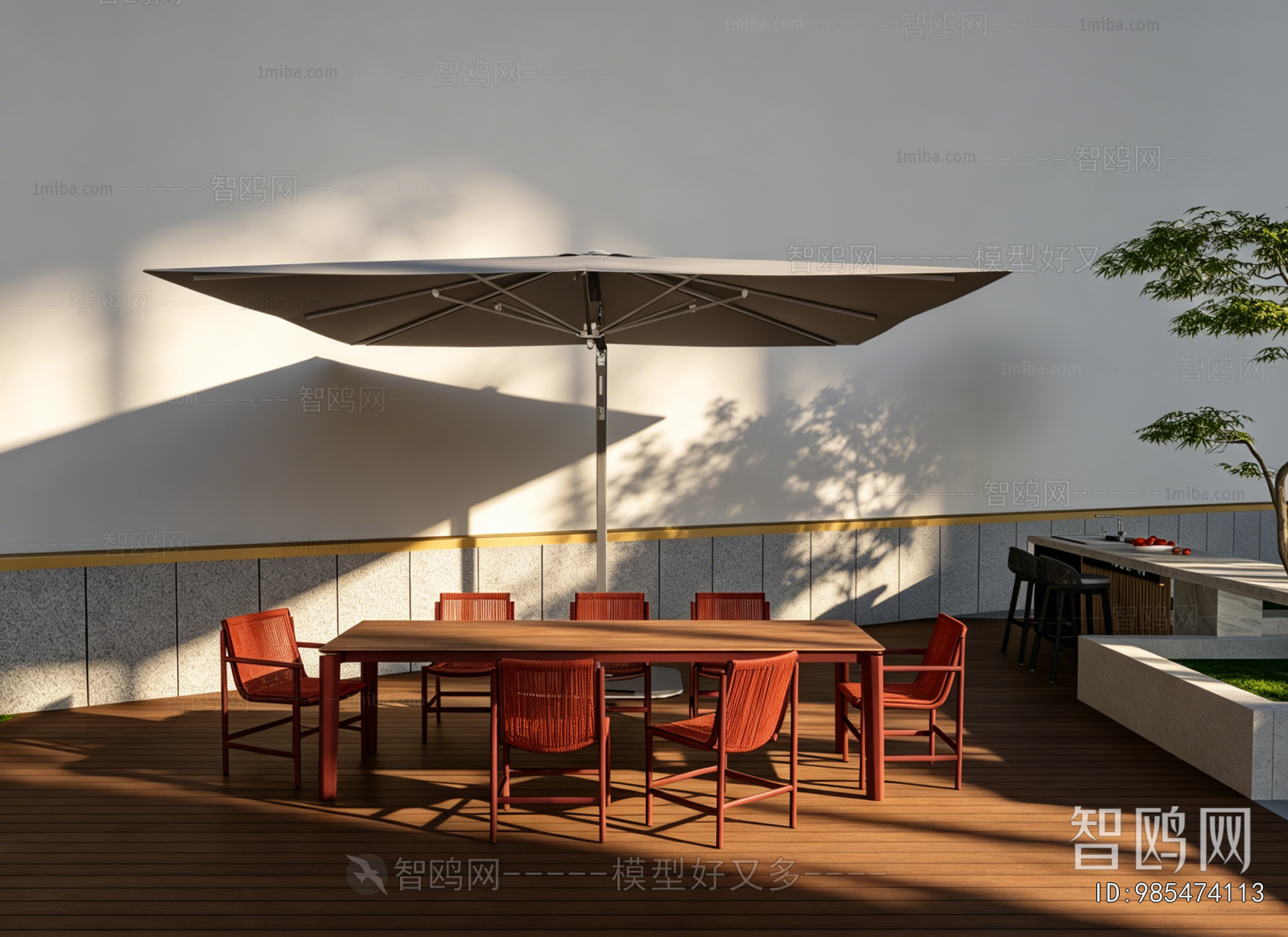 Modern Courtyard/landscape