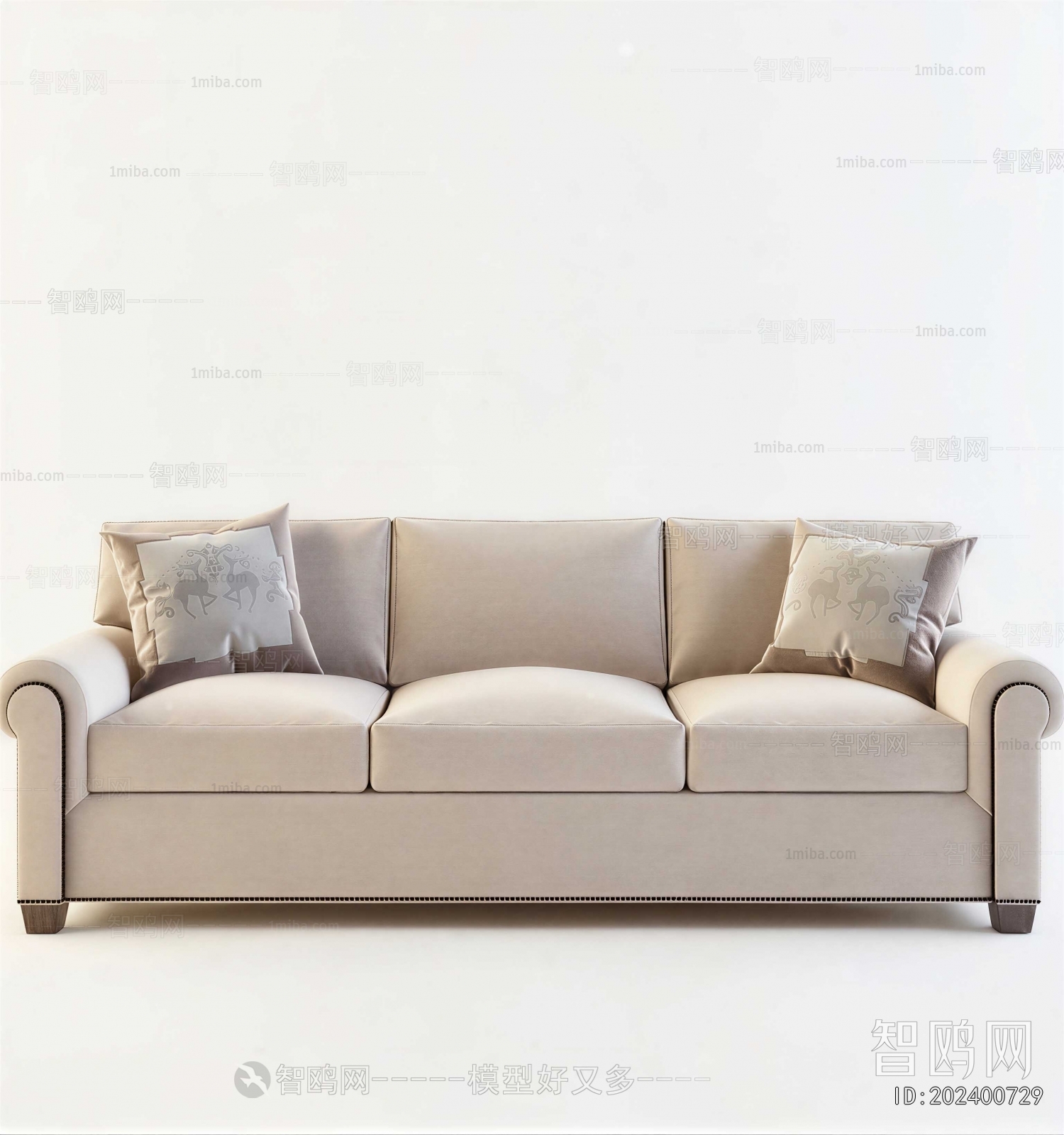 Modern Three-seat Sofa