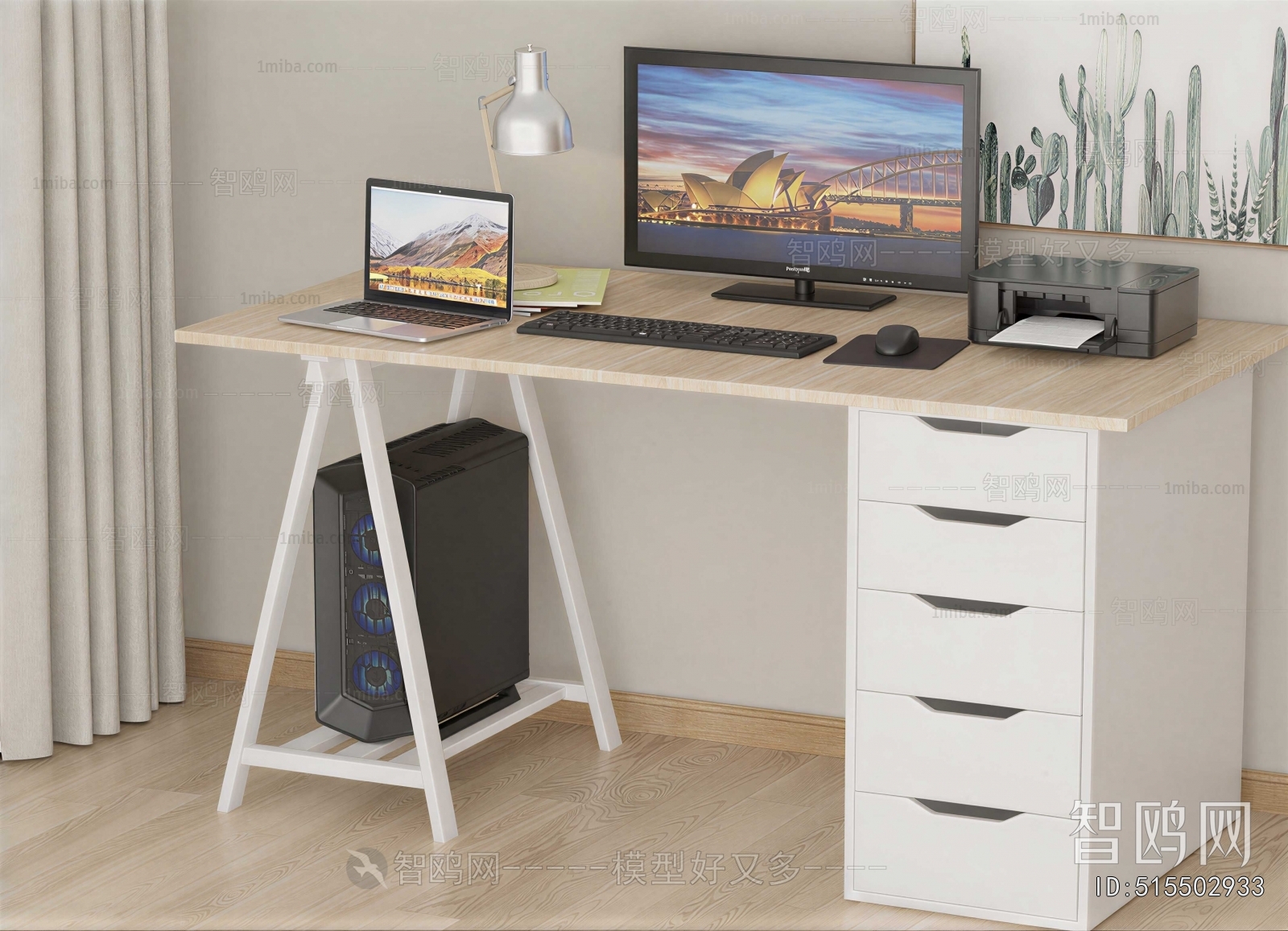 Nordic Style Computer Desk