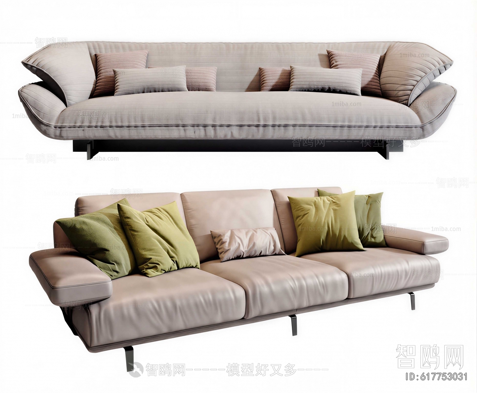 Modern Three-seat Sofa