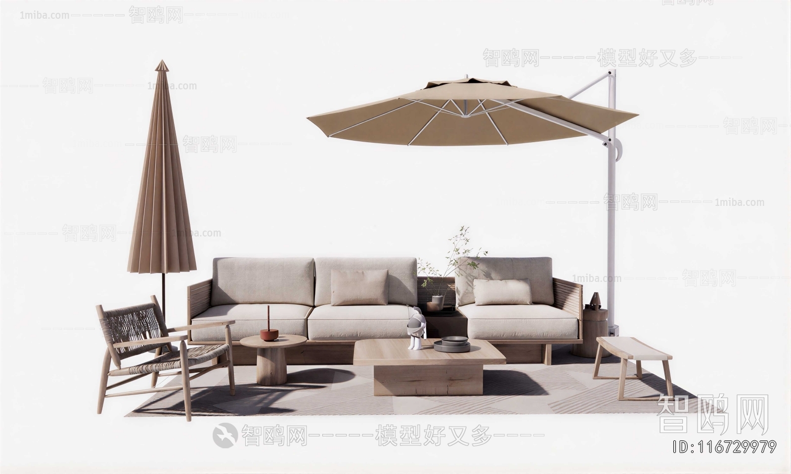 Modern Outdoor Sofa