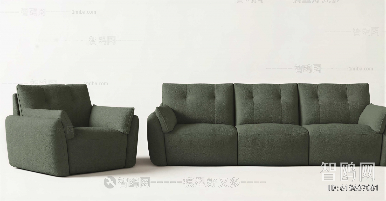Modern Three-seat Sofa