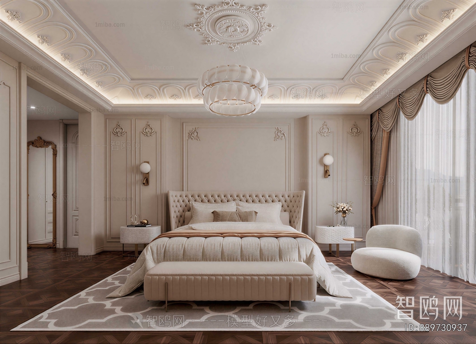 European Style Bedroom