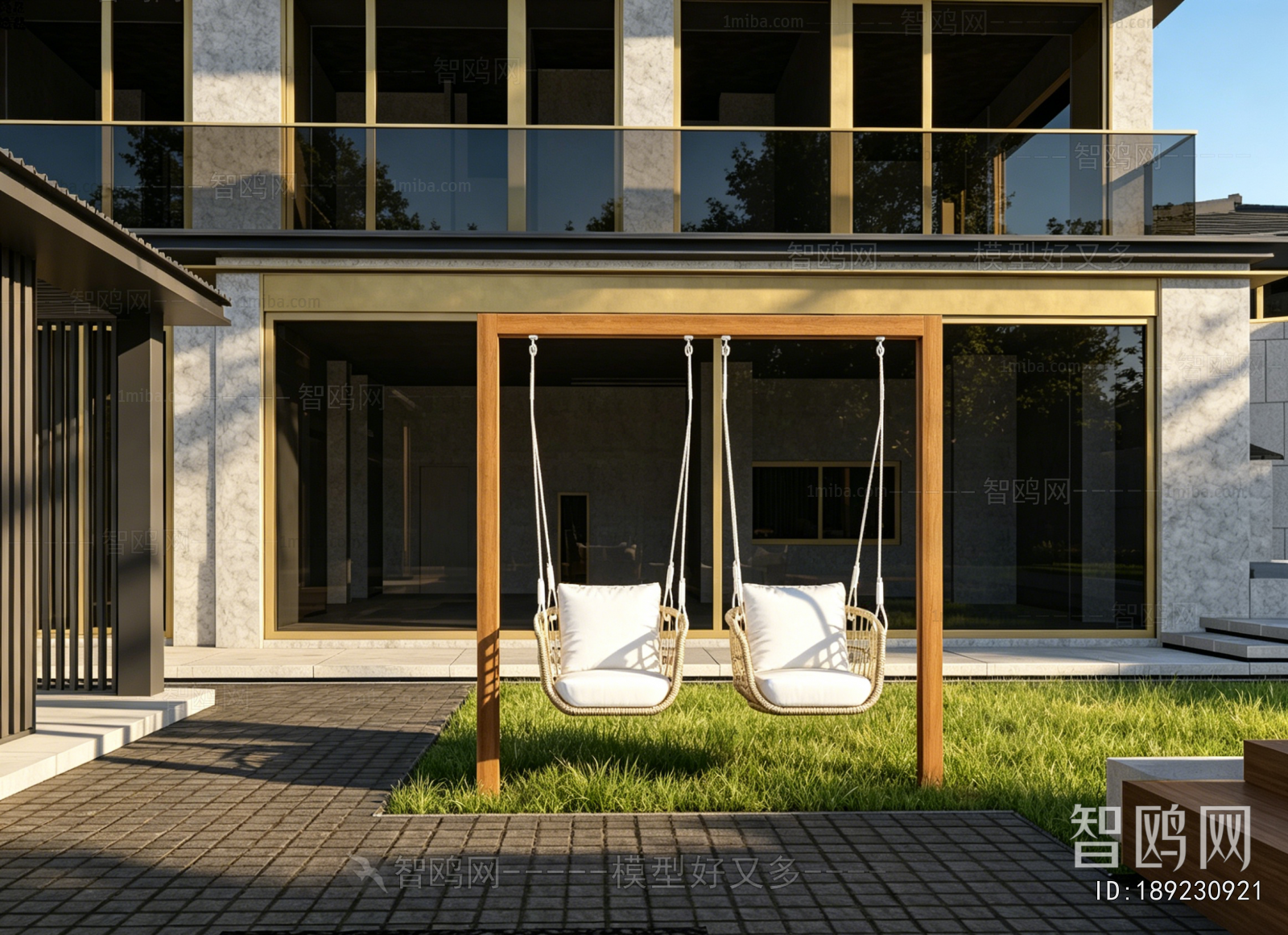 New Chinese Style Hanging Chair