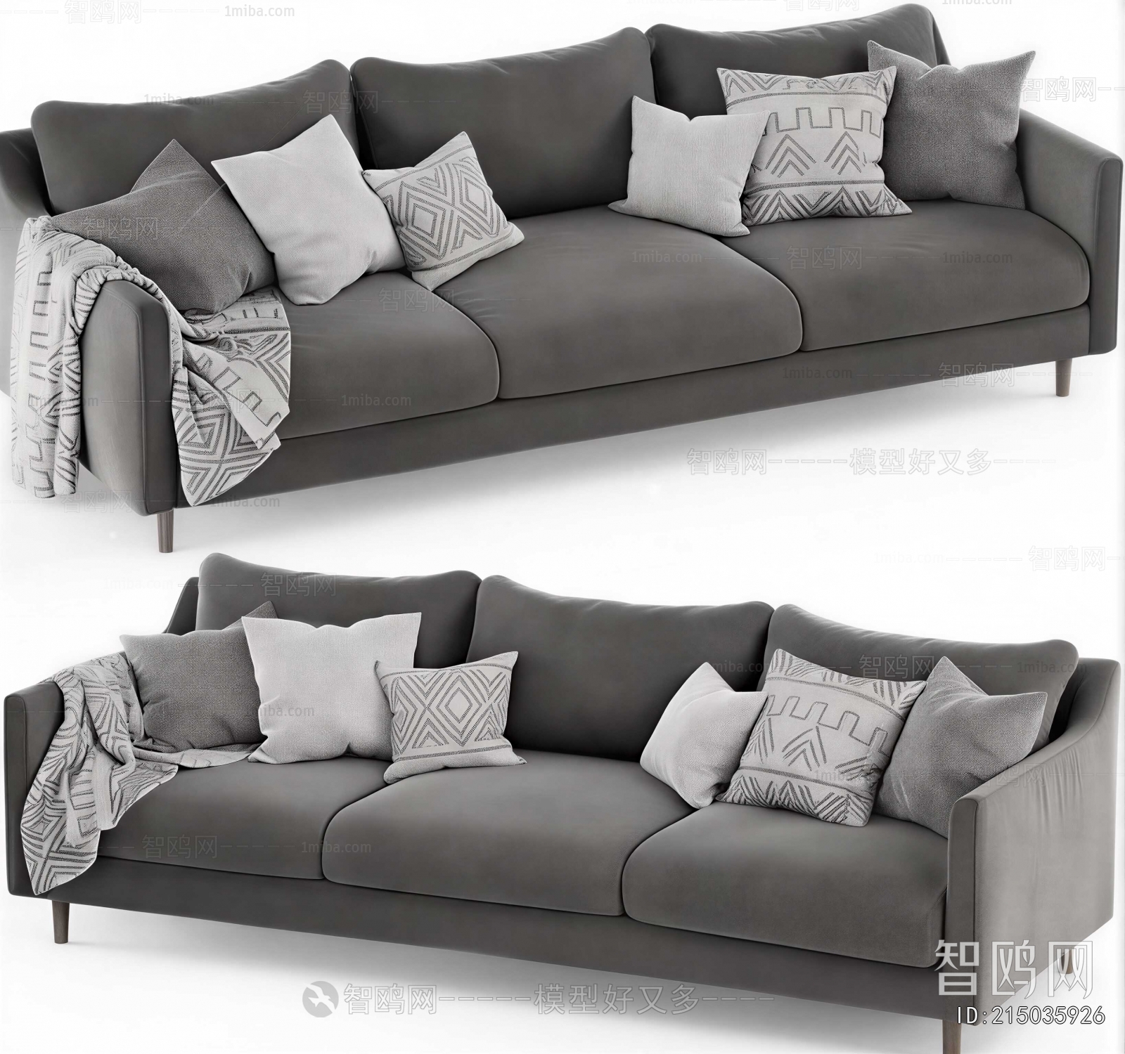 Modern Three-seat Sofa