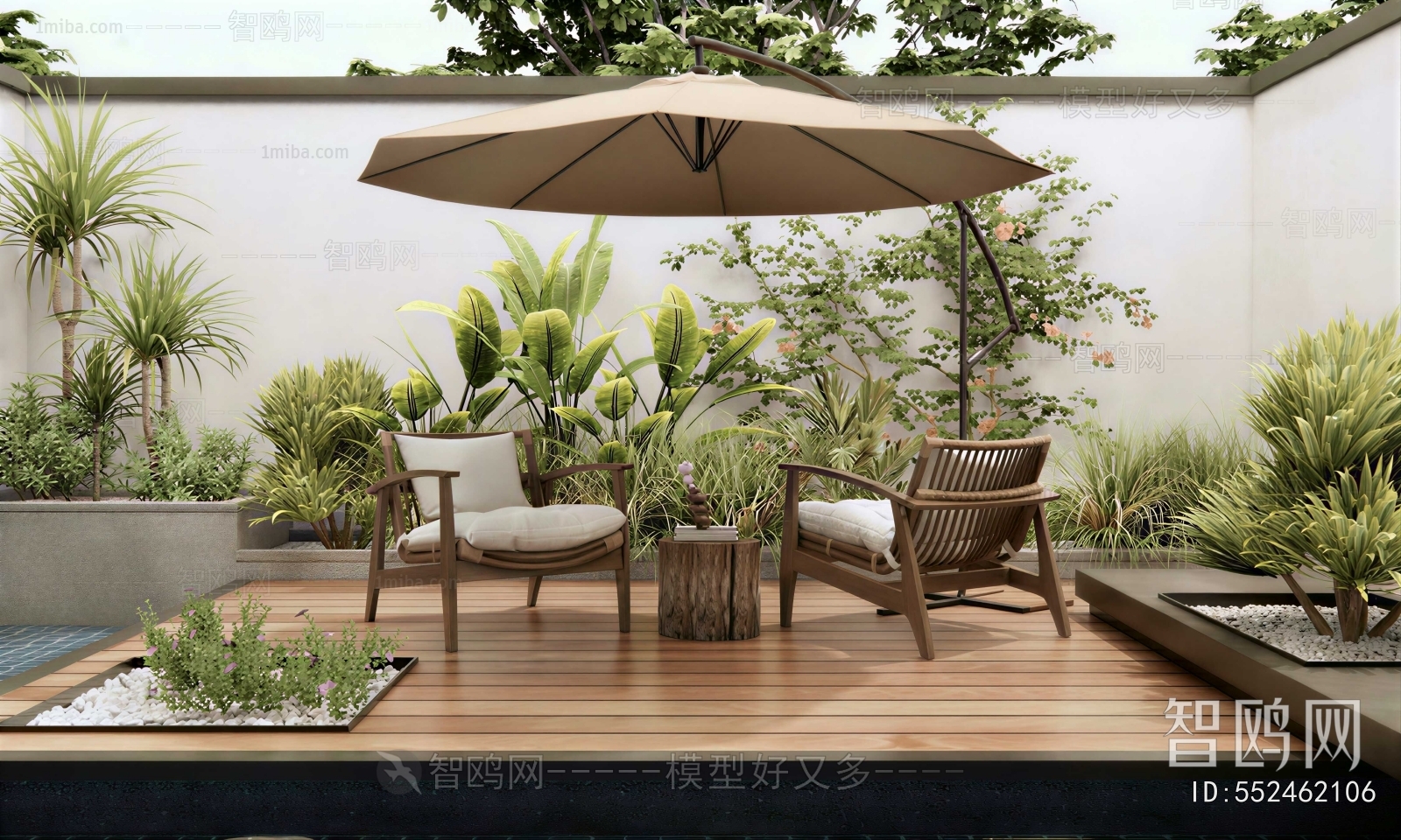 Modern Courtyard/landscape
