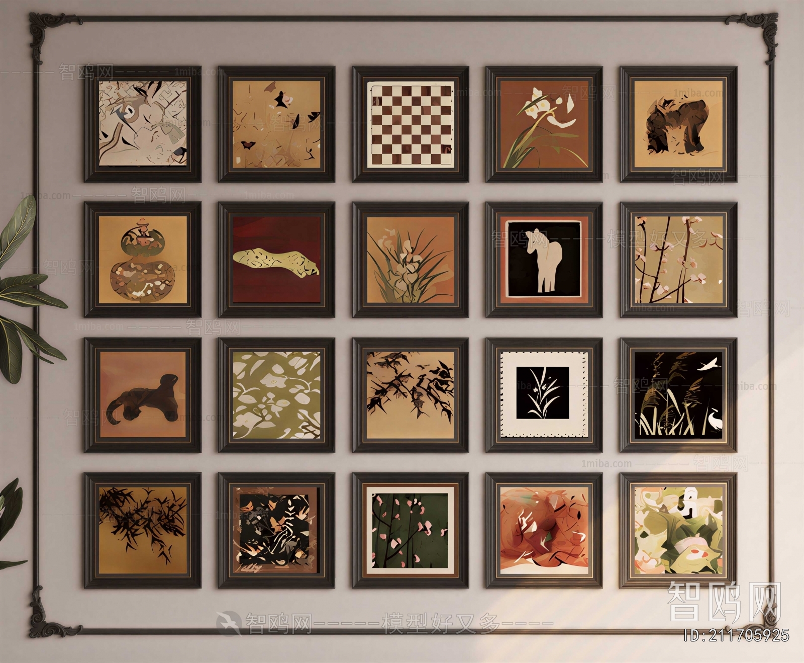 Retro Style Painting
