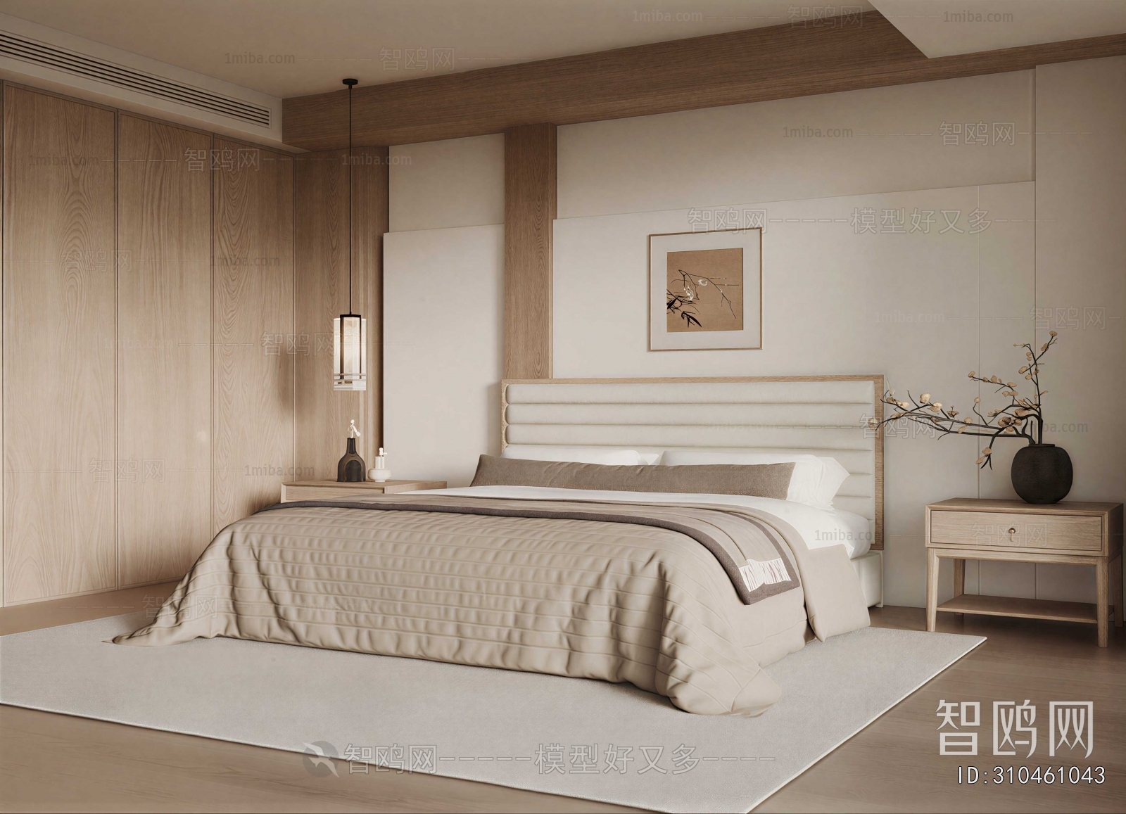 New Chinese Style Bedroom