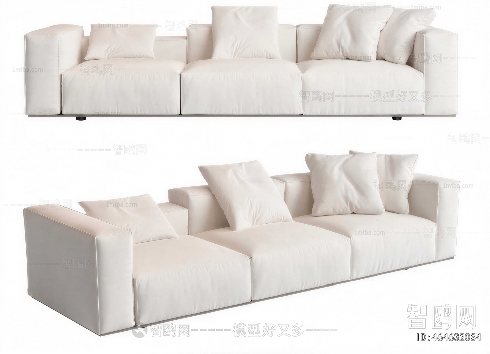 Modern Three-seat Sofa