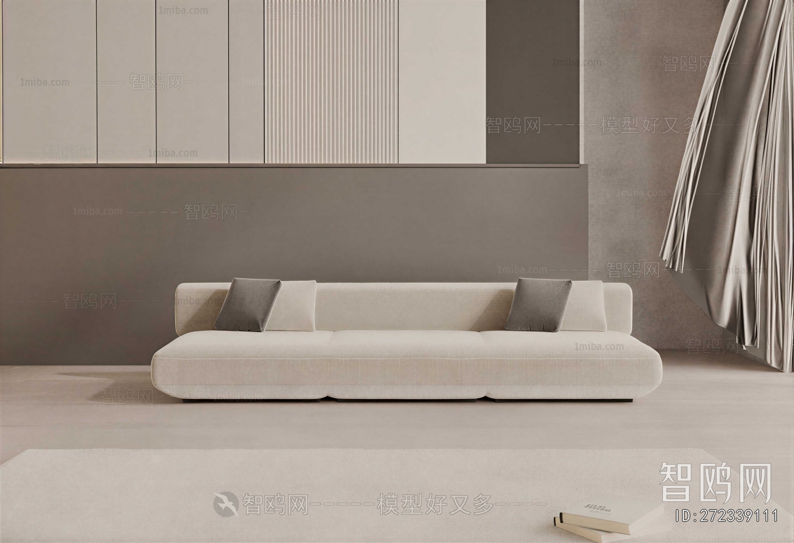 Modern Three-seat Sofa
