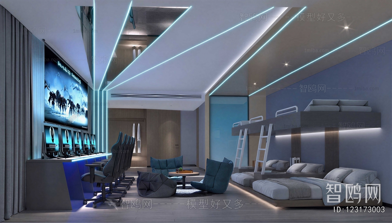 Modern Guest Room