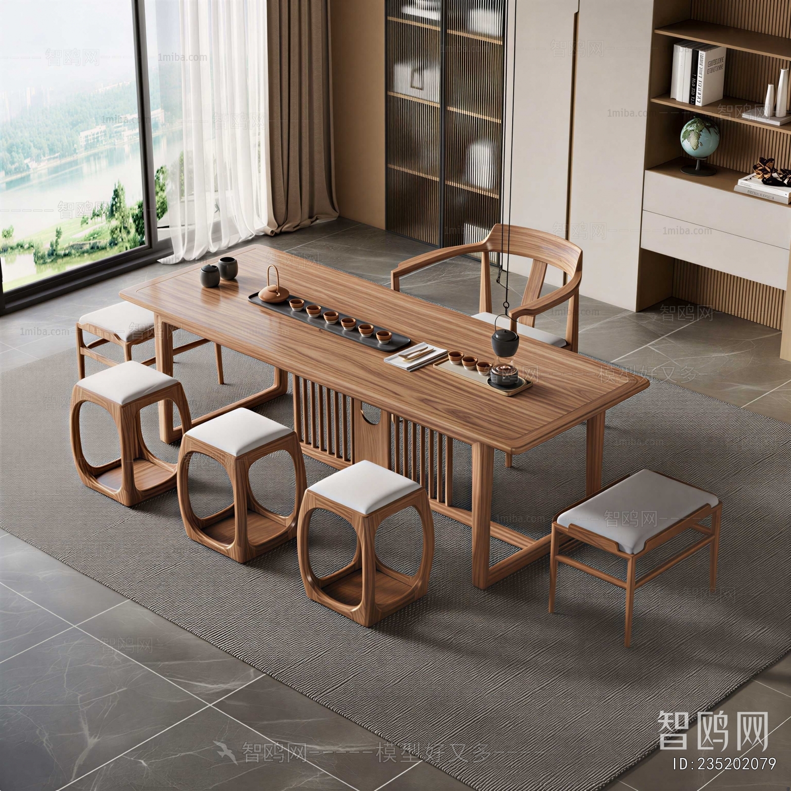 New Chinese Style Tea Tables And Chairs
