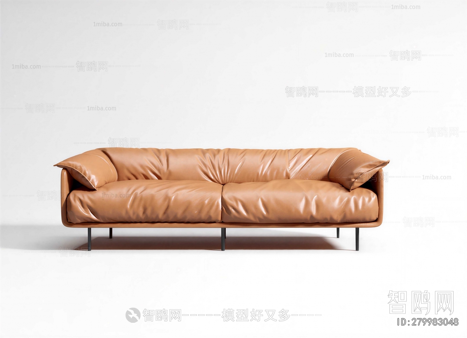 Nordic Style Three-seat Sofa