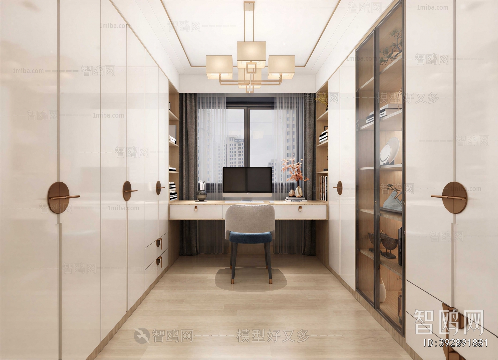 Modern Clothes Storage Area