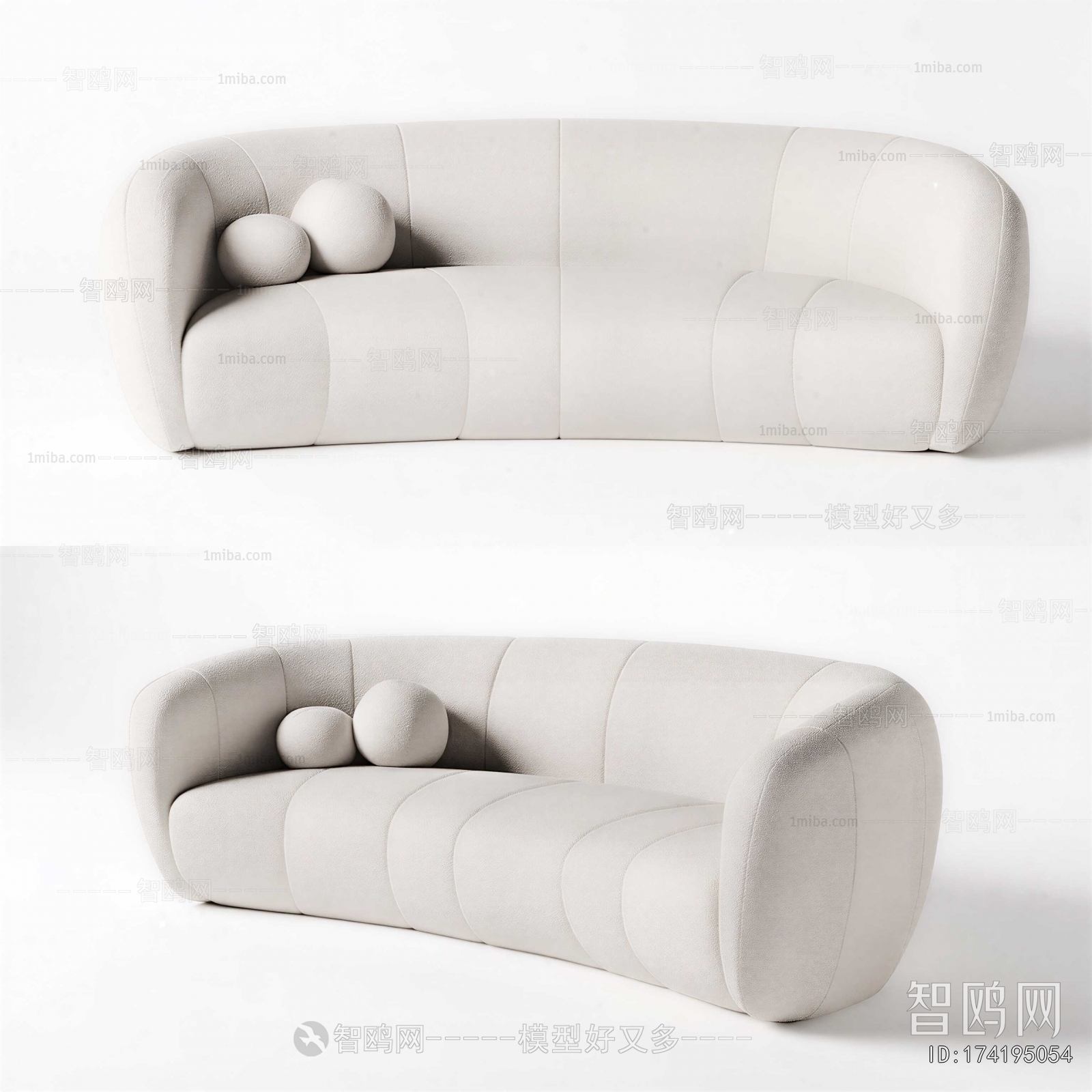 Modern Curved Sofa