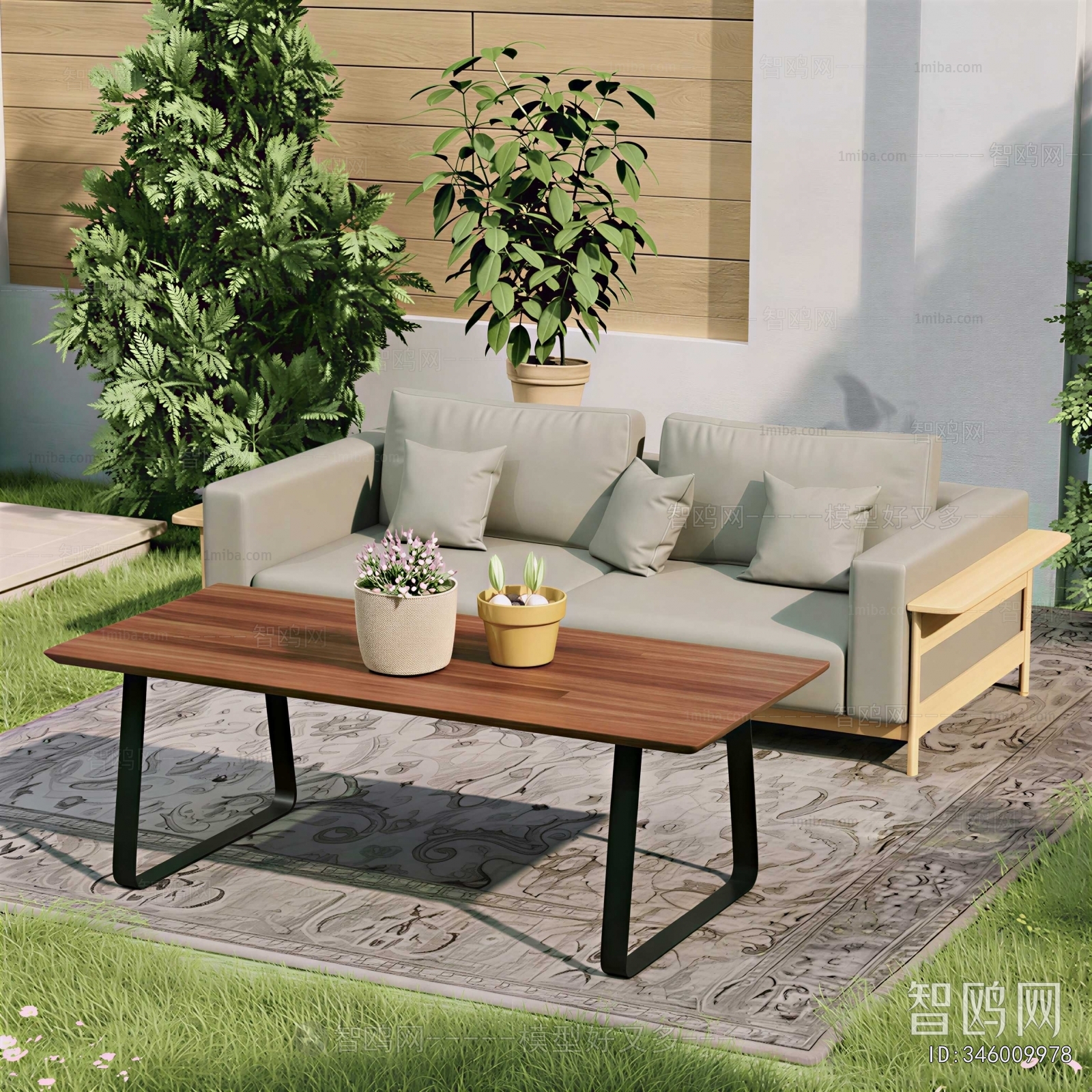 Modern Outdoor Sofa
