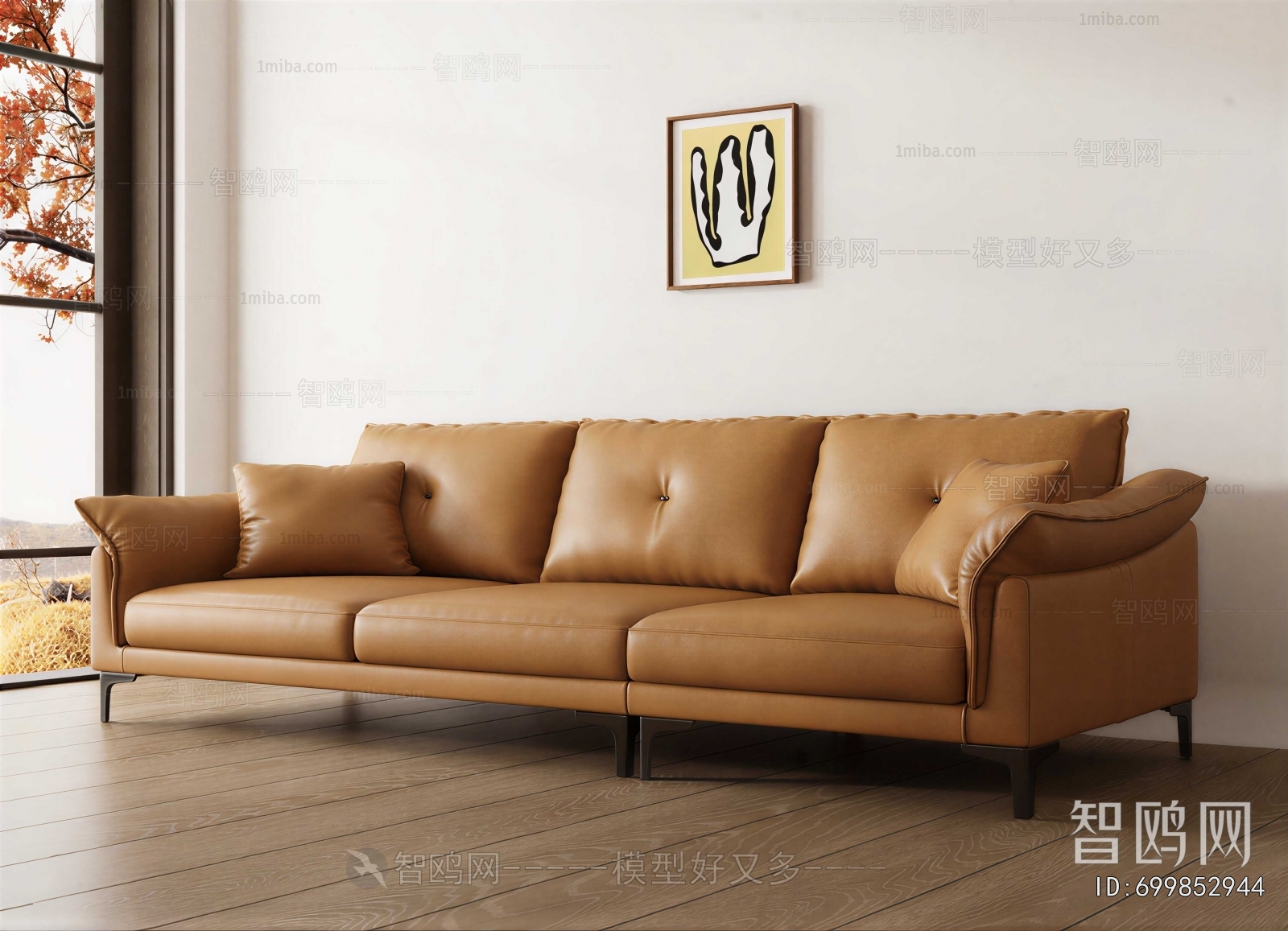 Modern Three-seat Sofa