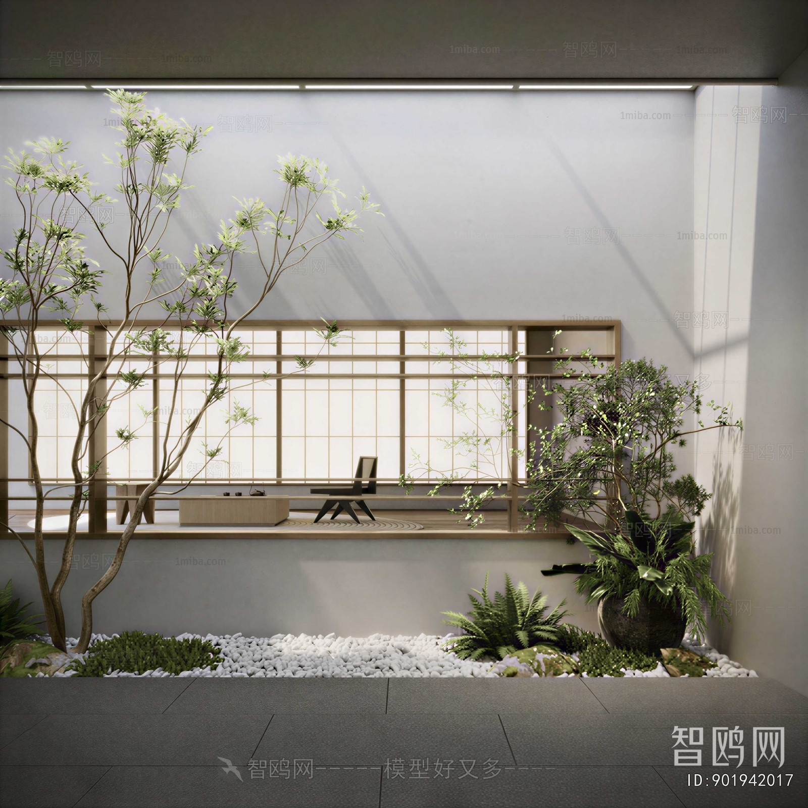 New Chinese Style Plant Landscaping